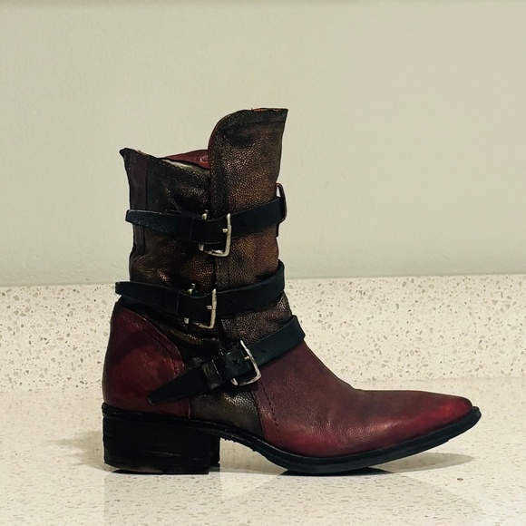 A.S.98 Zarek Boots. Burgundy/Wine.   Size 38 - Picture 2 of 5